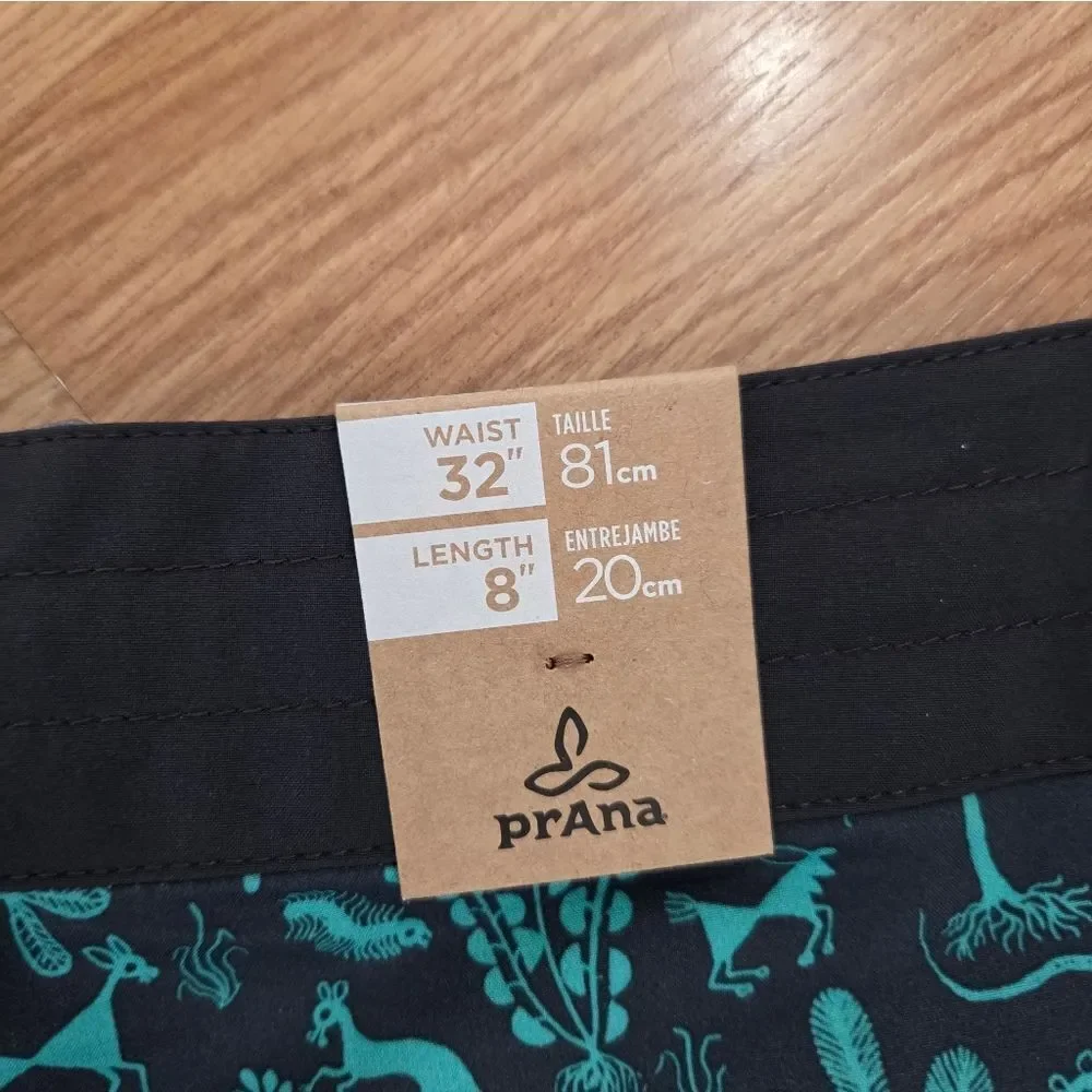 Prana Roots Studio Boardshort Sz 32